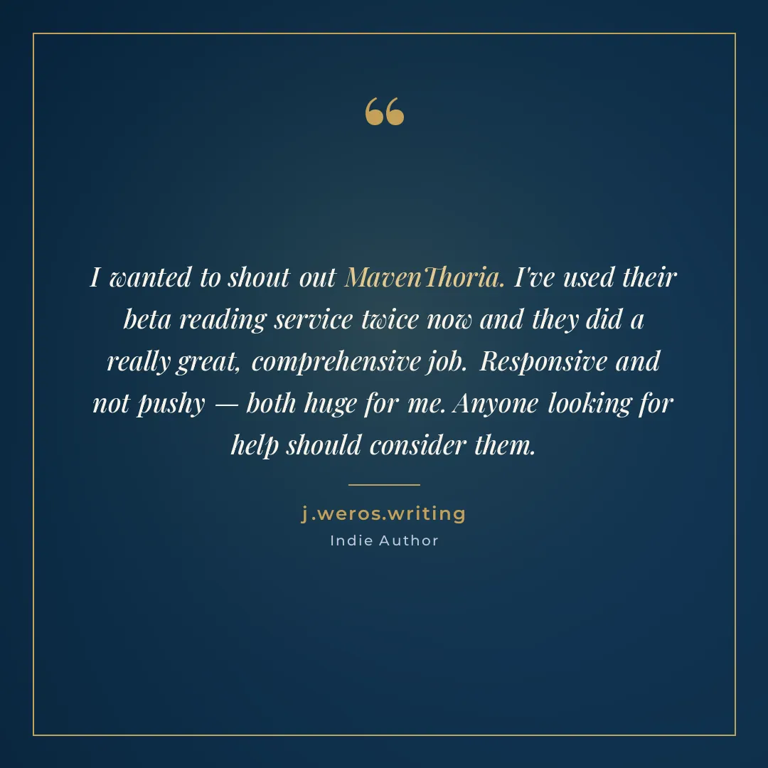 Testimonial from j.weros.writing